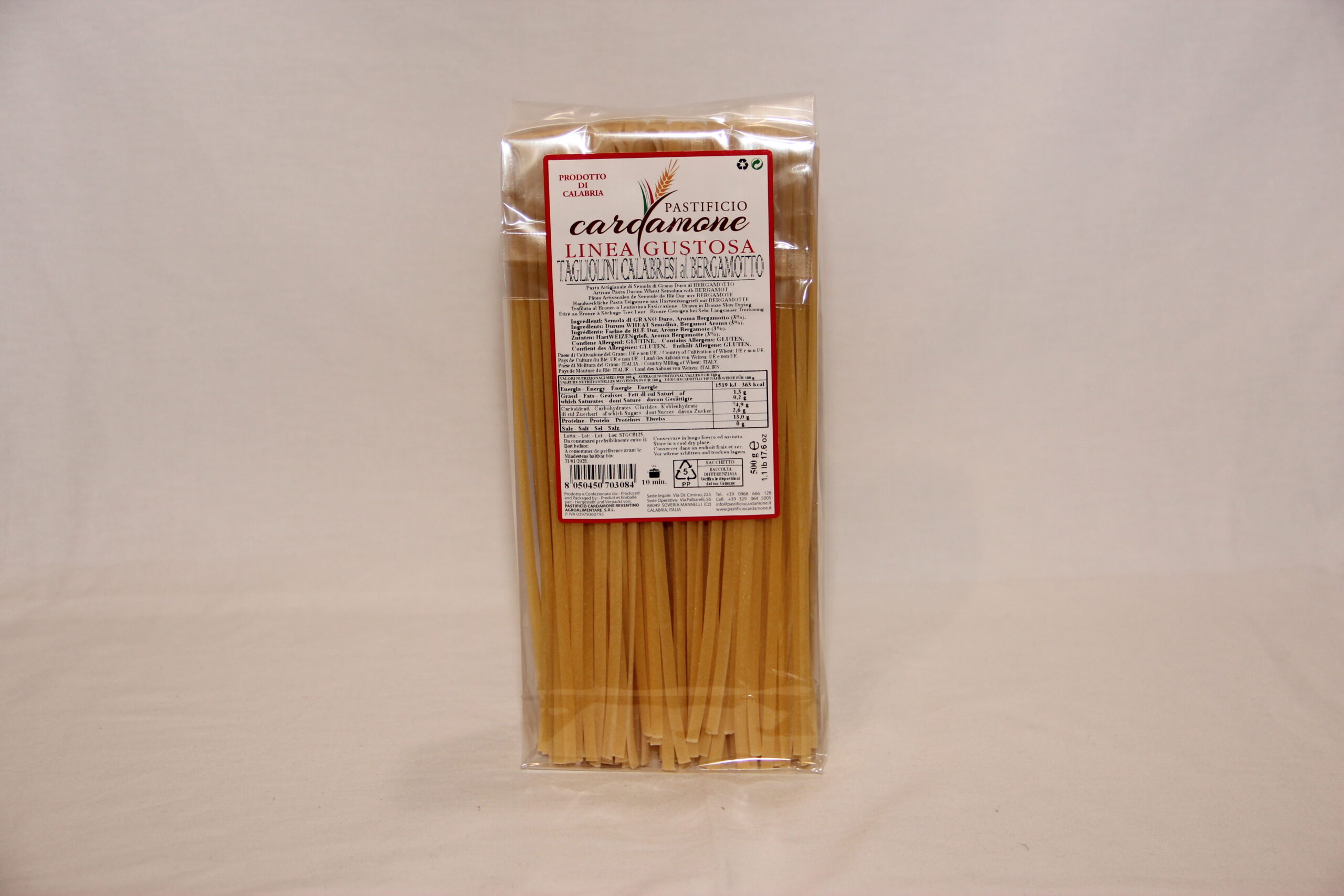 Tagliolini Calabresi bergamotto